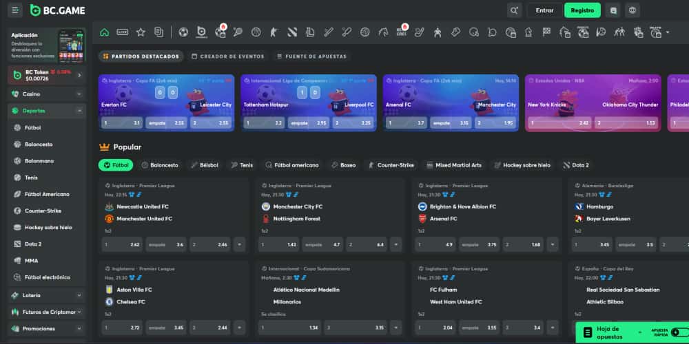 BCGAME las mejores apuestas